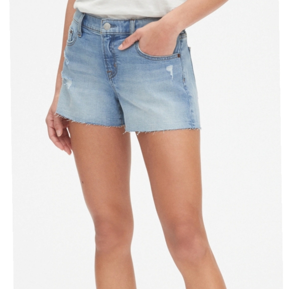 gap jean shorts